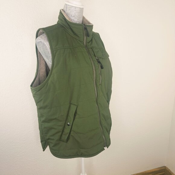 Carhartt Sherpa Lined Full Zip Reversible Work Vest - Picture 4 of 7